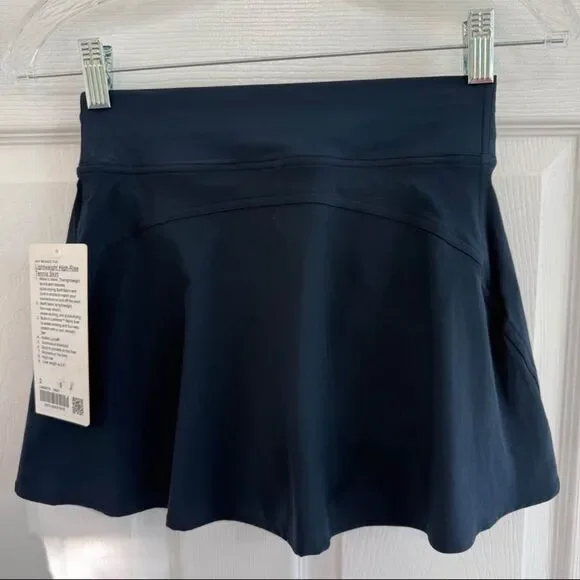 Lululemon Lightweight High-Rise Tennis Navy Blue Skirt. - Picture 3 of 9